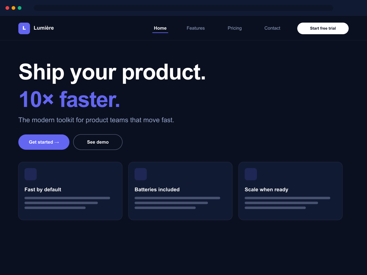 Launch template preview